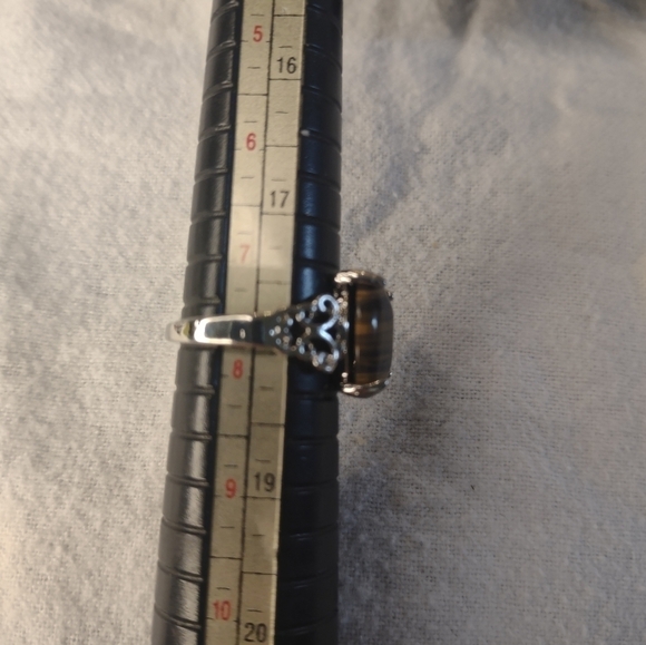 New women's size 7 3/4 brown swirl ring - Picture 2 of 4